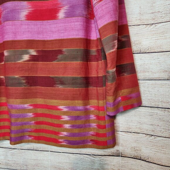 VTG Maurizio Ramini Blazer Jacket Womens Size M Aztec One Button Padded Shoulder - Picture 14 of 14